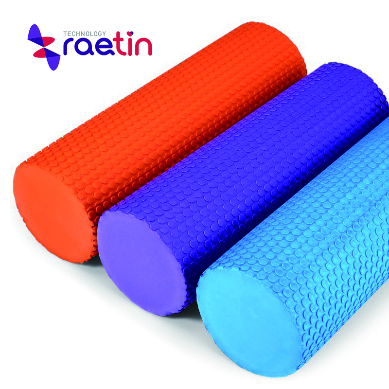 High Density Customized Eva Yoga Pilates Hollow Massage Foam Roller for deep tissue muscle massage