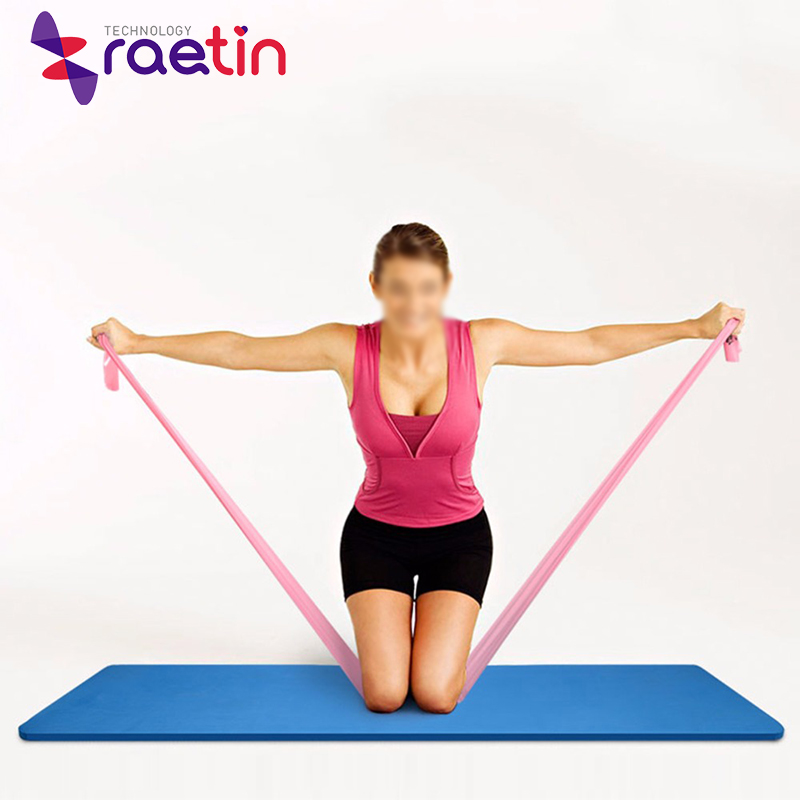 Colorful Mini Latex Exercise Pilates Elastic Stretching resistance band pilates yoga resistance bands