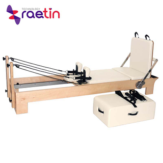 Pilates machine workout Commercial Fitness Machines Wood Pilates Reformer 