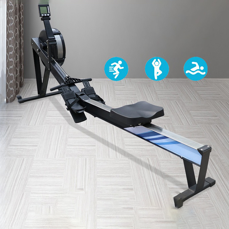 hot selling portable cardio air rowing machine for home rower gym fitness exercise equipment