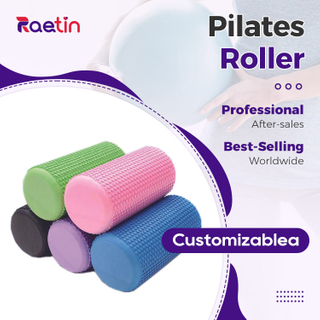 High Density Customized Eva Yoga Pilates Hollow Massage Foam Roller for deep tissue muscle massage
