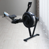 Commercial Gym Fitness Cardio Air Rower Rowing Machine Adjustable with LCD Monitor