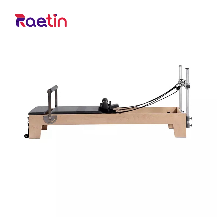Yoga Wood Springs Exercise Pilates Cadillac Reformer With Half Trapeze