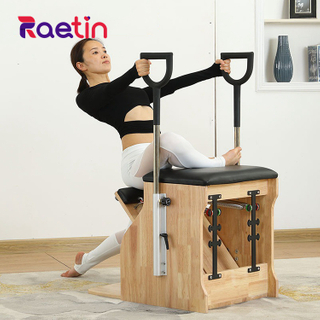 Factory Manufacturing Home Stable Eco Handles Combo Wunda Reformer Pilates Chair