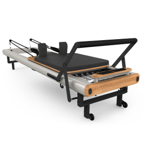 Pilates fitness reformer for home use