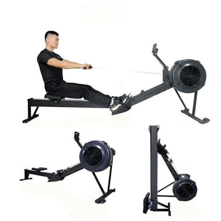 Home Fitness Foldable Rower Magnetic Indoor Gym Exercise Equipment Air Rowing Machine for Sale