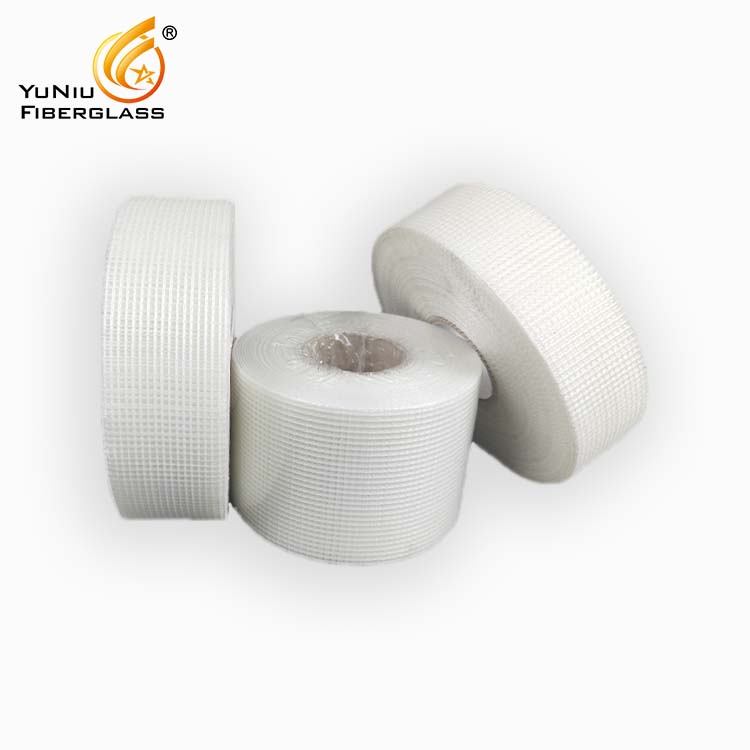 On A Large Scale 60~80g Fiber Glass Self-adhesive Tape for Wall And Ceiling Cracks
