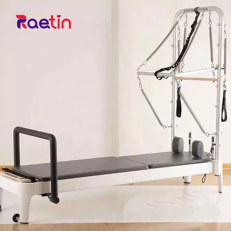 Compact white beds for Pilates