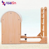 Pilates Fitness Home Gym Wooden Ladder Bucket for Body Sculpting