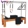 Germanic beech and stainless steel pilates cadillac and reformer