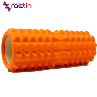 Yoga Foam Roller stretches with Floating Point for Pilates Fitness Exercise and Physio Massage