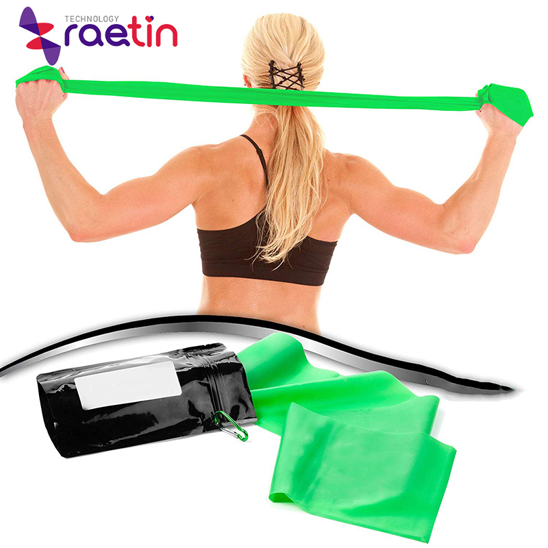 Custom latex rubber loops exercise fitness resistance pilates yoga bands