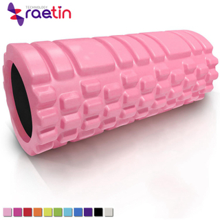 High density heated pilates yoga hard foam roller