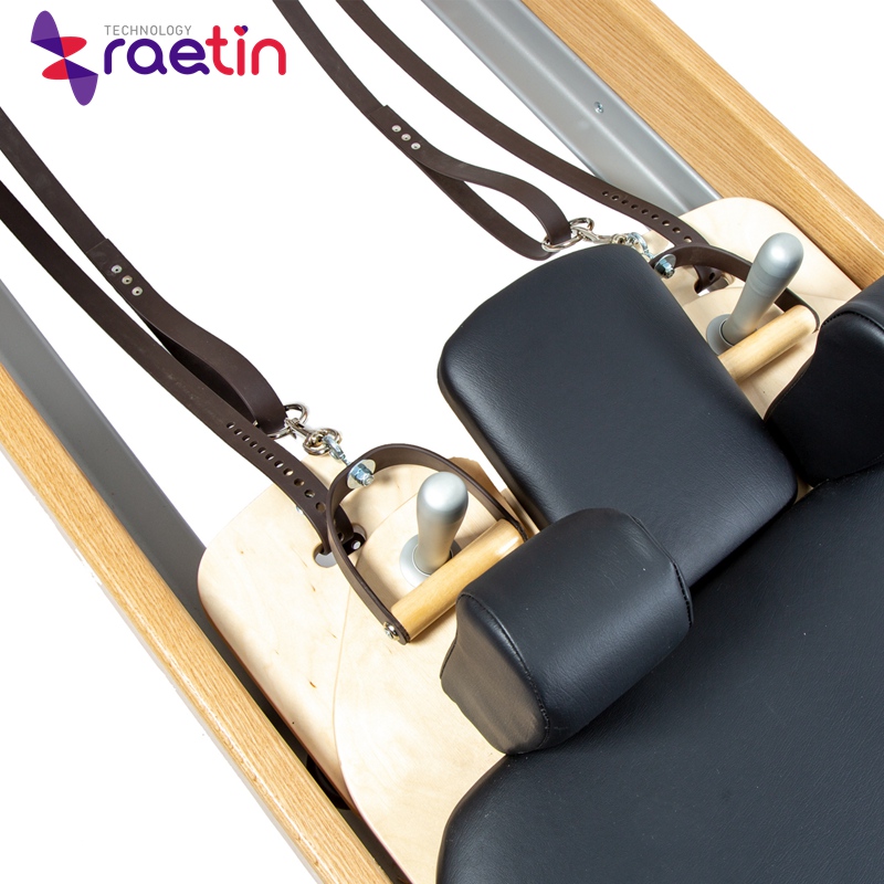 Classical Pilates Reformer with genuine leather various color handcrafted
