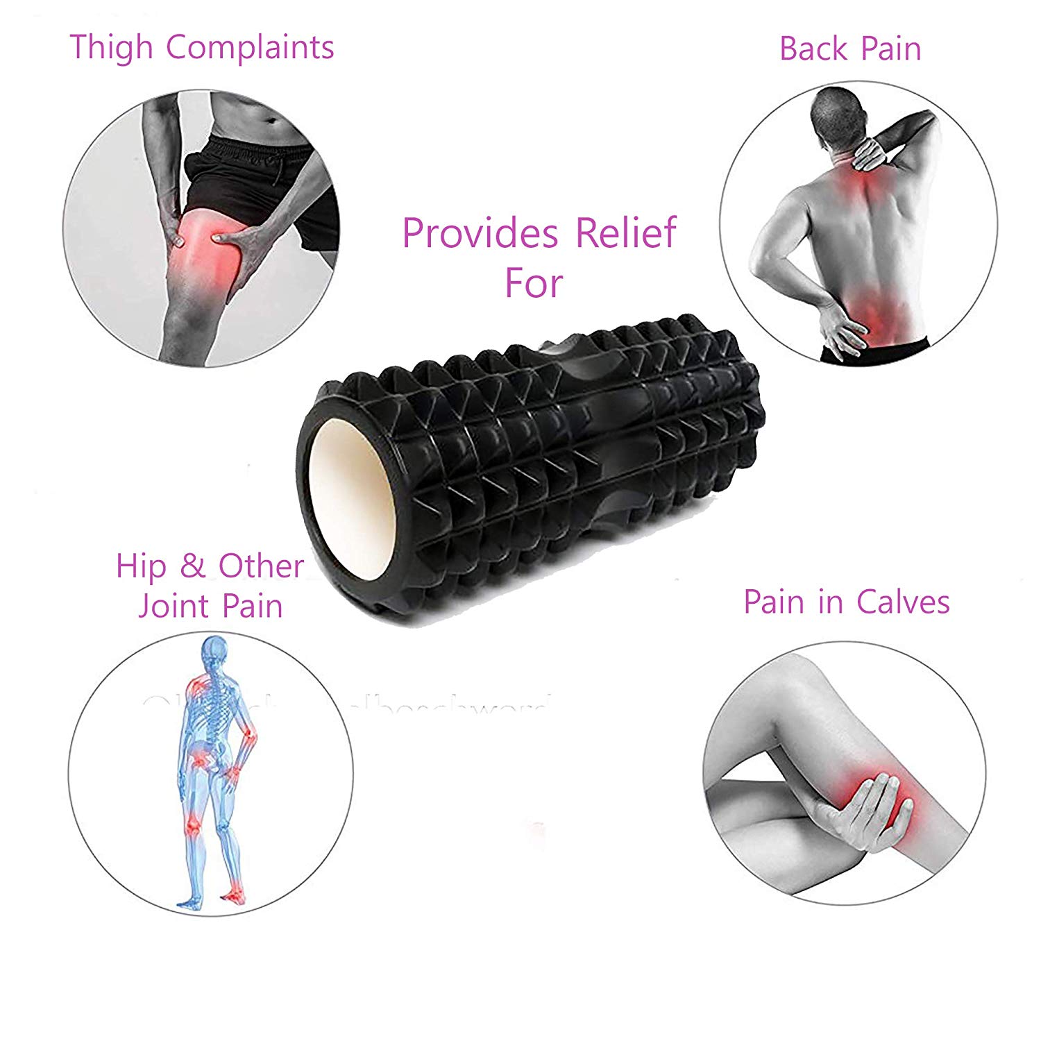 NEW EPP Pilates Yoga Body Roller Building Eco-Friendly Massage Foam Roller